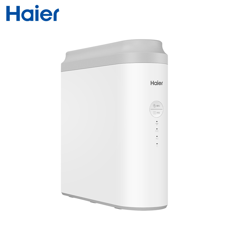 海尔净水器HRO4H96-3U1 好芯抗污堵 400G大通量家用净水机 6级复合滤芯 纯净双出水