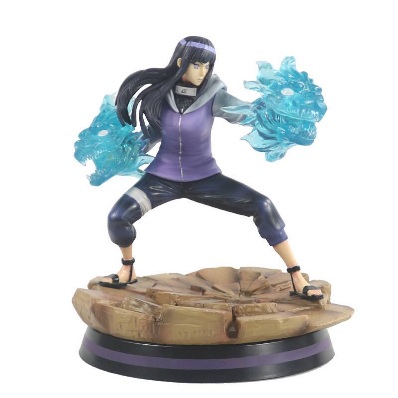 火影木叶忍者gk殿堂雏田手办日向雏田双狮拳像模型动漫公仔摆件 gk