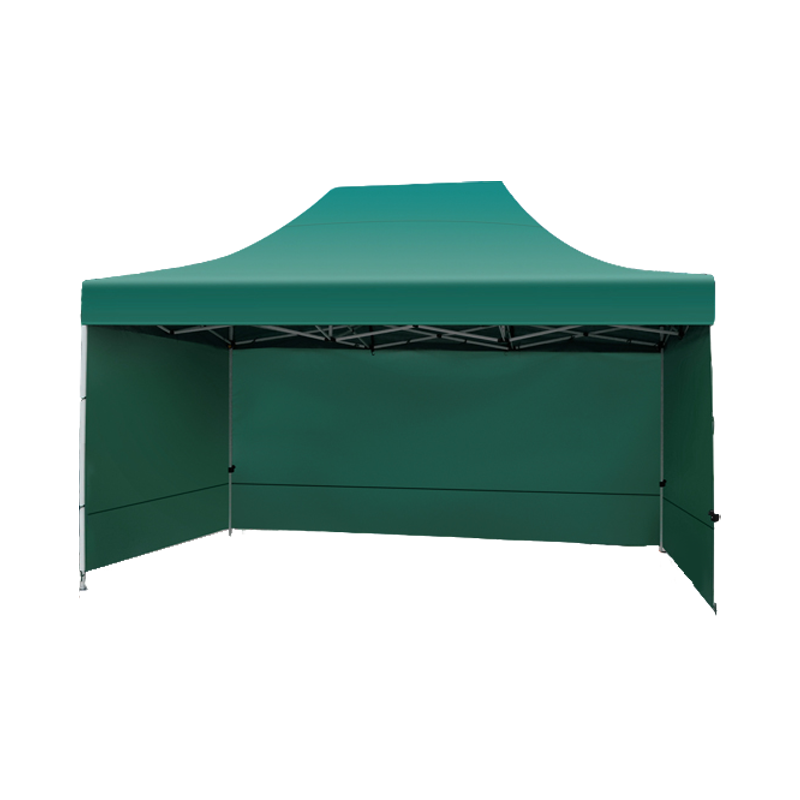 劲脉 三面防雨帐篷 墨绿六棱+3*4.5*2.1M 顶高清大图