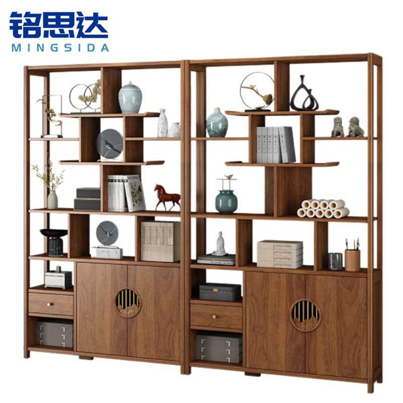 铭思达实木博古架240*30*200cm个图片