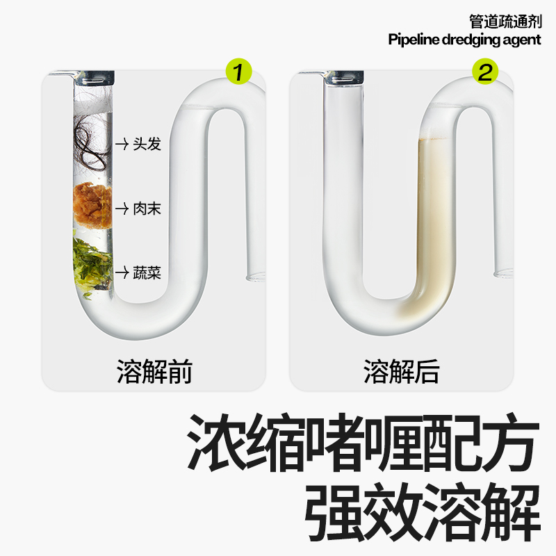 小仓熊 管道疏通剂 450g高清大图