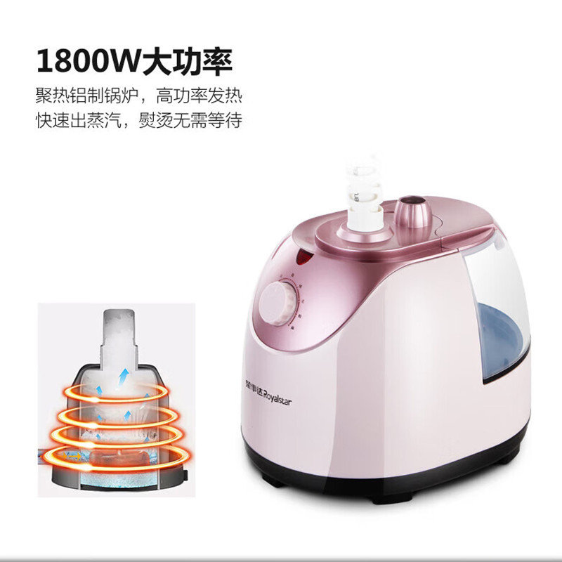 荣事达(Royalstar) 多功能日常家用立式蒸汽清洁机电器烘干机家用挂烫机 RS-GT181