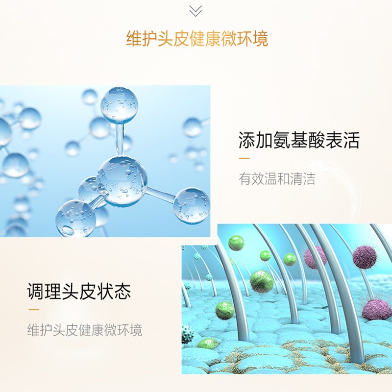 无限极植雅柔亮洗发水400g保湿柔软顺滑高清大图