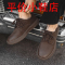 迪罗尼卡男鞋夏季透气新款休闲皮鞋真皮软底潮流百搭工装通勤户外鞋