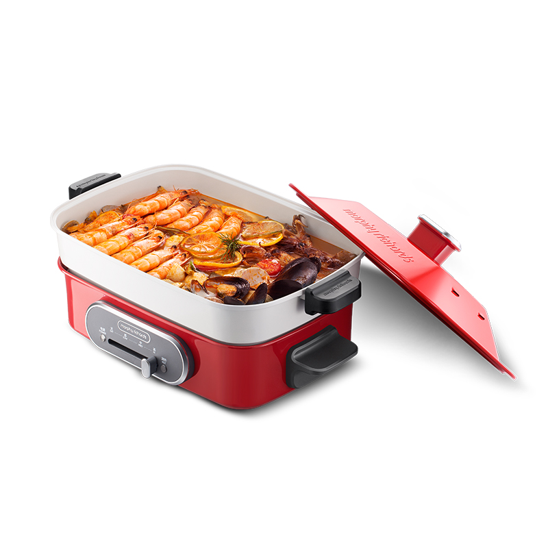 摩飞(morphy richards) 多功能锅 MR9088 红色高清大图