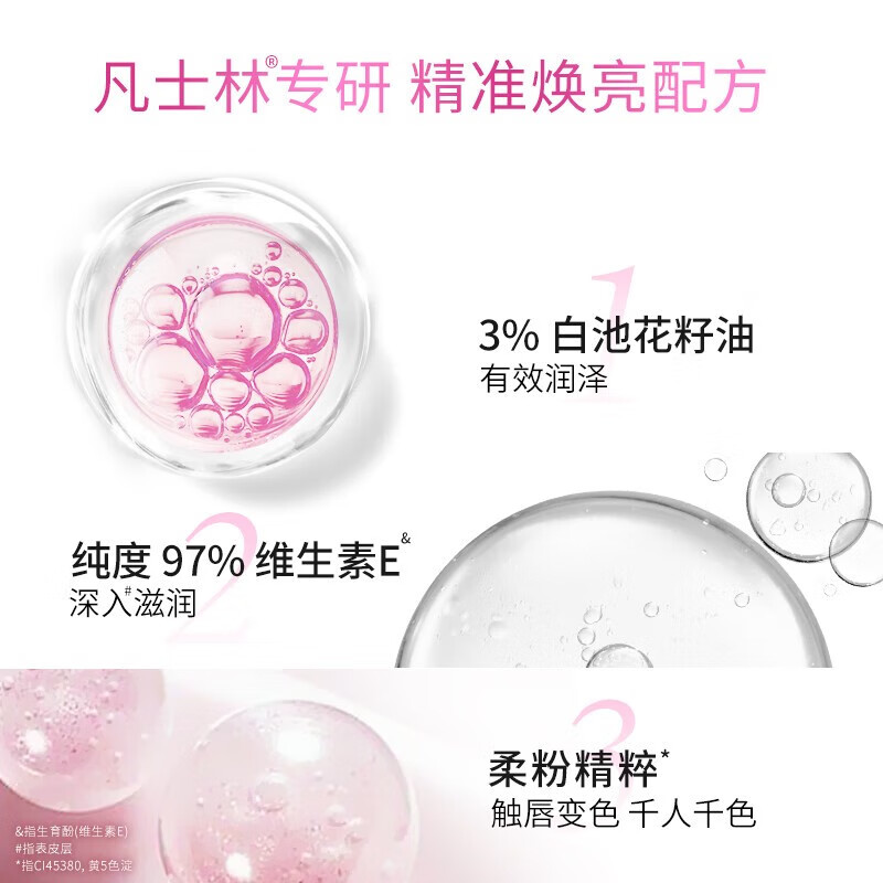 凡士林数字唇膏保湿滋润舒缓润唇膏防干裂打底唇膜淡化唇纹唇春夏-3号 流光焕采高清大图