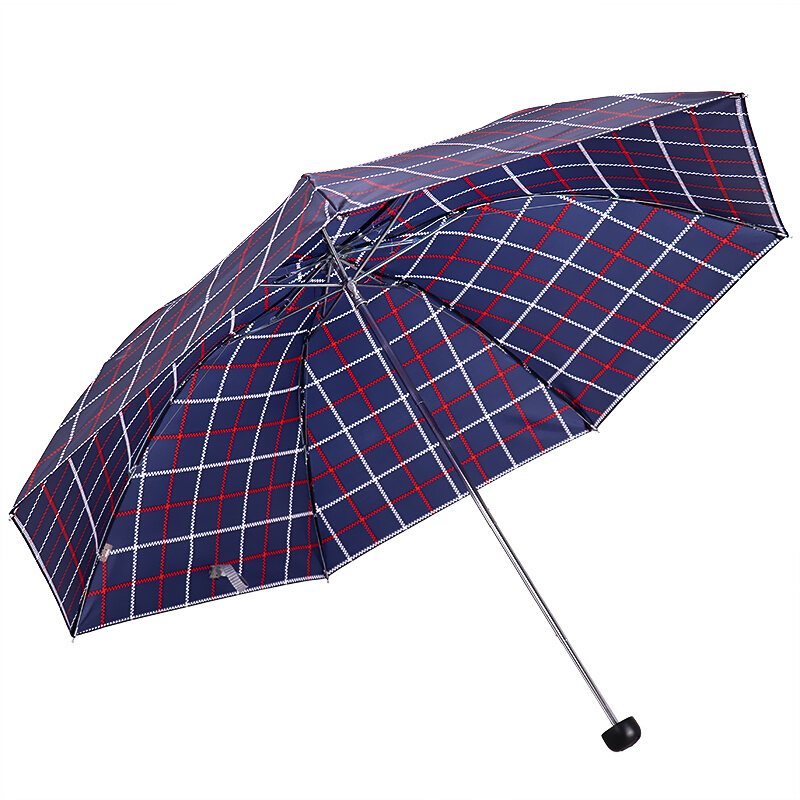 天堂伞三折雨伞晴雨伞男女商务伞57cm7骨339格