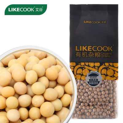 艾谷有机大豆300g*1黄豆新豆五谷杂粮蛋白质粗粮打豆浆真空包装