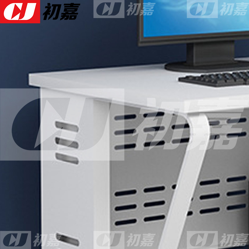 初嘉(CJ)钢架电脑桌培训桌机房电脑桌学习桌课桌 单人位M款