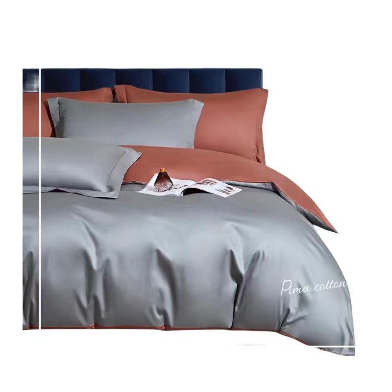 百纳千禧 长绒棉高档简约纯色四件套/ BNQX-SJT06 套图片