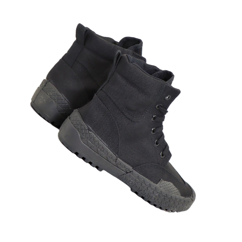 骏捷诺帆布防滑耐磨劳保鞋 黑中 35-46码/双高清大图