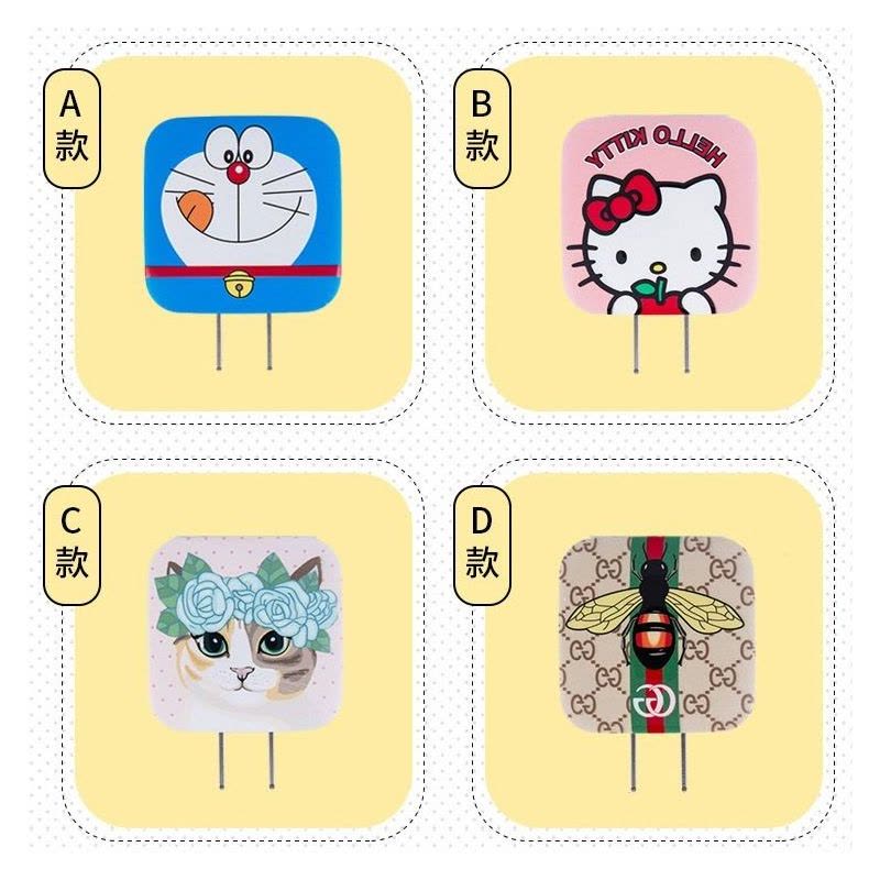 充款卡通头a智能闪手机充电器2.1充电器|J款充电器图片