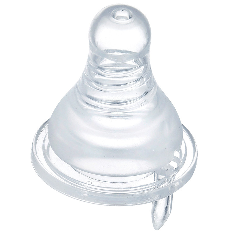 小狮王辛巴(Simba)母乳记忆超柔防胀气标准口径十字孔(3个月以上)硅胶奶嘴(单只装)S号 S6301高清大图