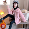 YueBin女童秋冬装外套2020新款加绒加厚儿童装7洋气9大童女孩10岁12卫衣外套童