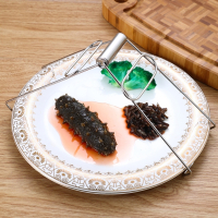 不锈钢夹盘器夹取碗夹菜蒸夹端提盘子碟夹子家用厨房夹碗器-大号钢款钳型