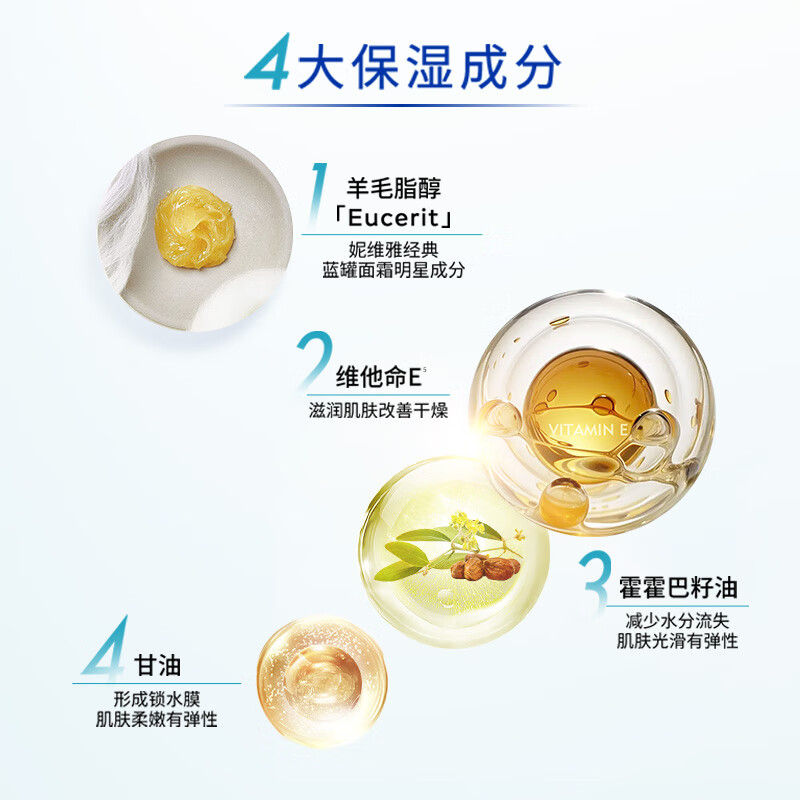 妮维雅柔美润肤霜200ml*3高清大图