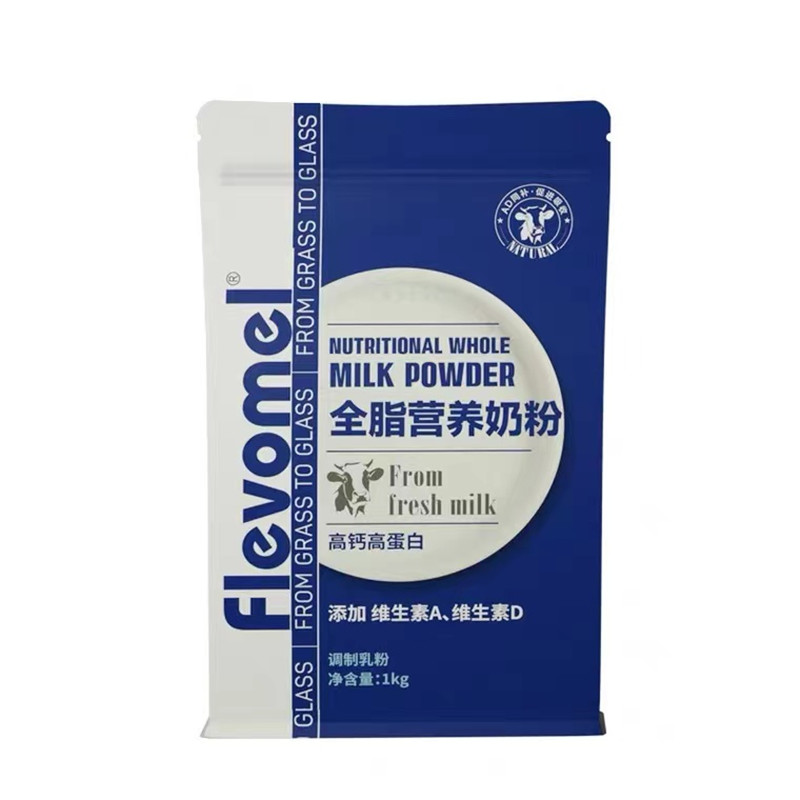 风车牧场Flevomel中老年学生成人早餐全脂高钙营养牛奶粉1KG袋装高清大图