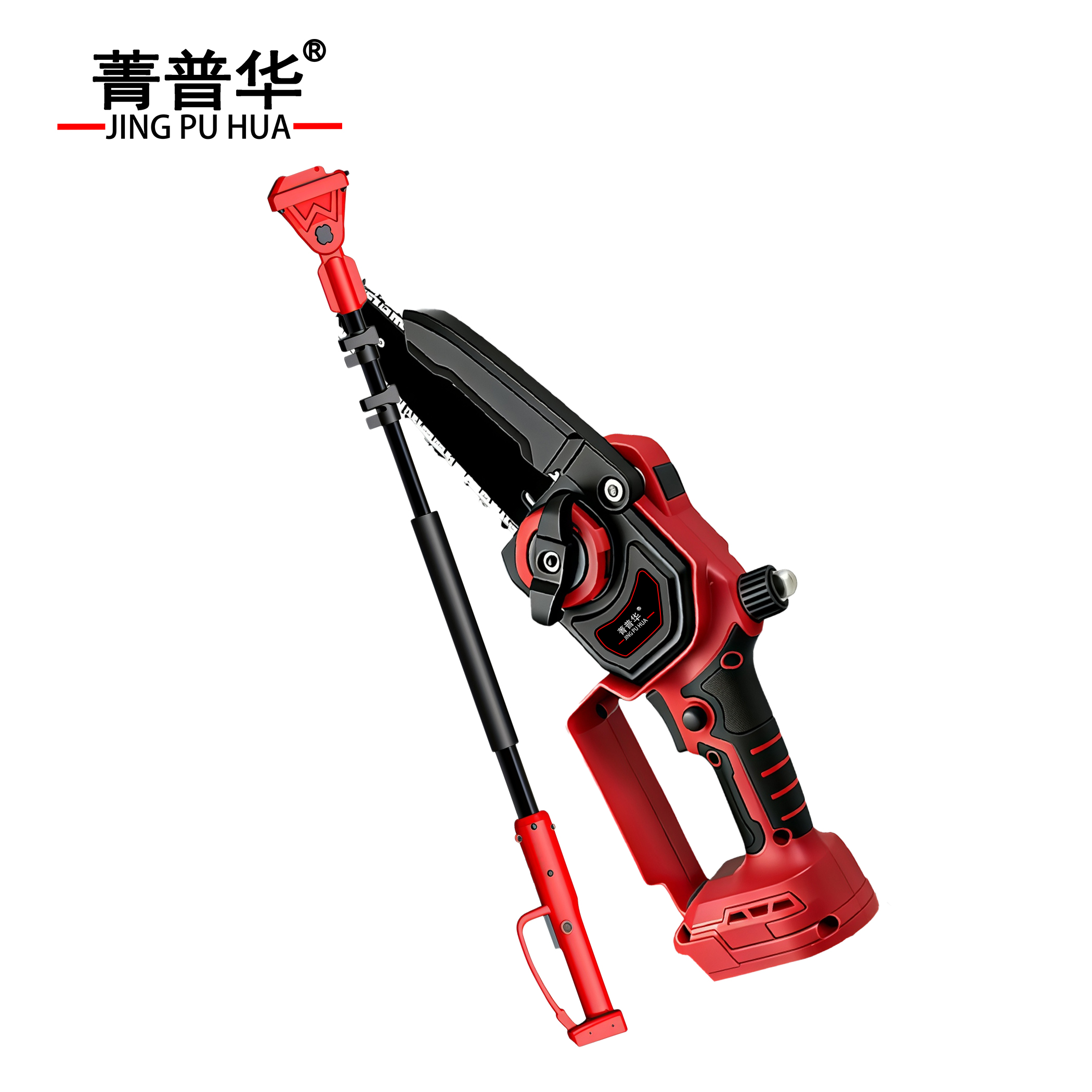 菁普华锂电高枝剪电剪刀可伸缩修枝 JPH-3m 套 JPH-3m