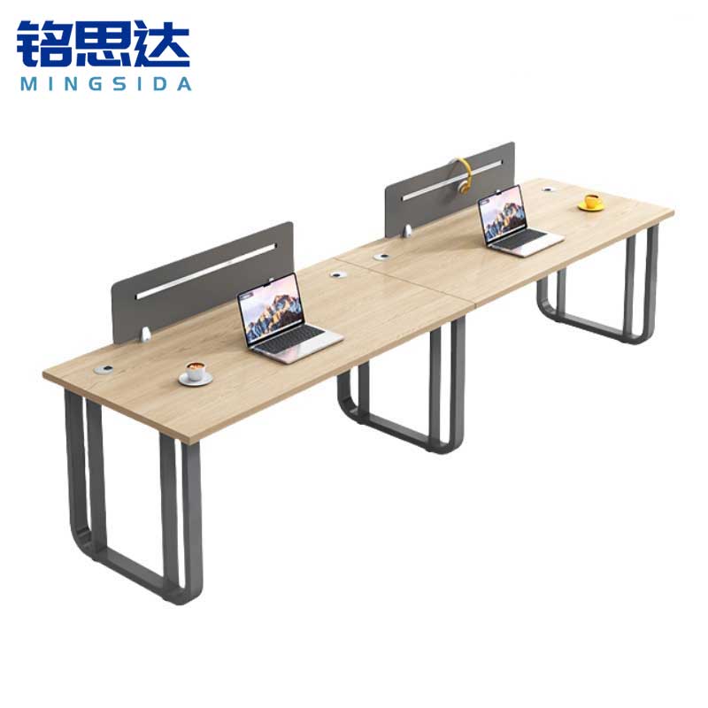 铭思达屏风工位并排双人位张高清大图