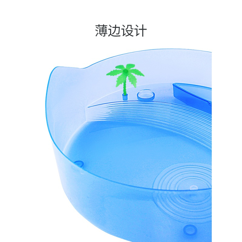 乌龟缸带晒台养乌龟专用缸水陆缸巴西龟鱼缸盆箱别墅造景小型家用高清大图