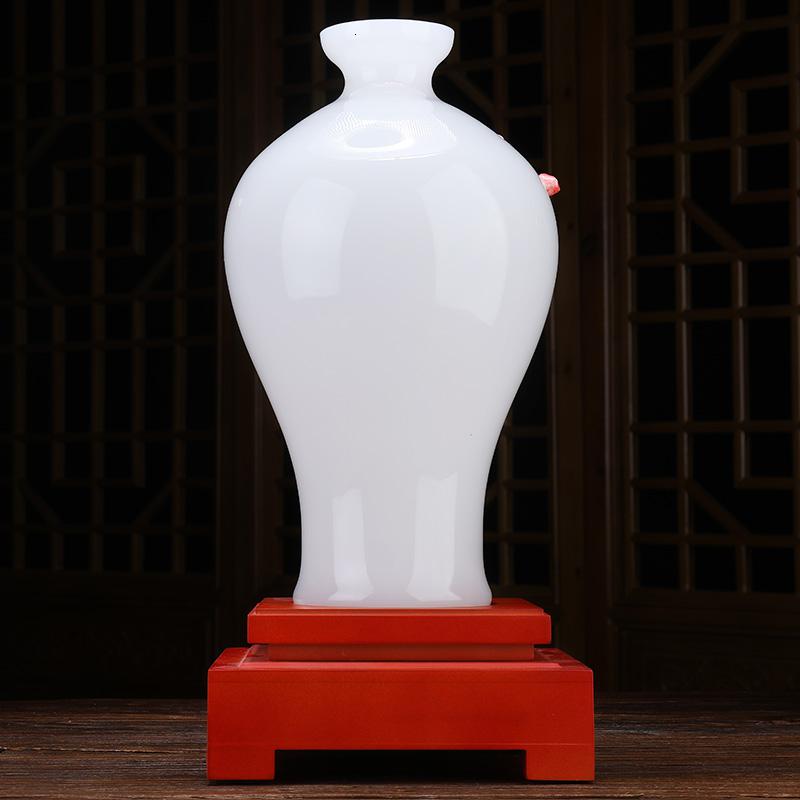 美帮汇琉璃玉石花瓶摆件家居客厅创意电视柜摆设装饰品搬新家房玄关高清大图