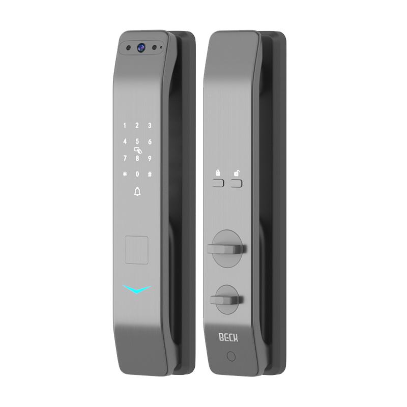 beck博克智能门锁带监控摄像头天猫精灵v5m全自动智能指纹锁密码家用