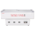 星星（XINGX）冰柜展示柜大容量商用斜面岛柜火锅烧烤冷藏冷柜海鲜保鲜冷冻冷冻柜1.6米SD/SC-1.6BX