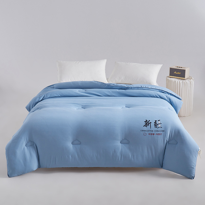 优福安达新疆棉被 BX2024009 /张 蓝色 180*220cm-6斤