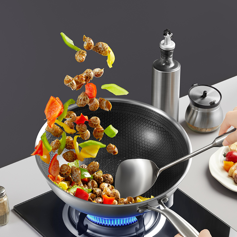 炊大皇(COOKER KING) 星耀多层钢炒锅CG32XYD高清大图