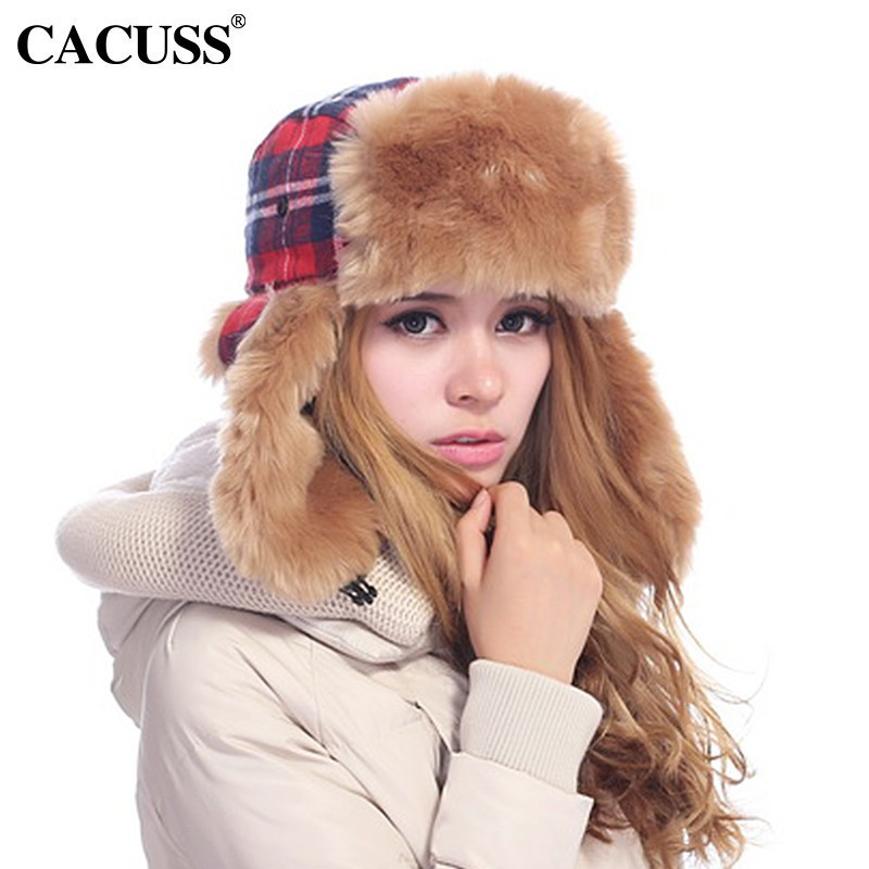 CACUSS 雷锋帽男女秋冬滑雪帽风雪帽户外帽子Z0102 均码 LN