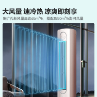 海信(Hisense)深呼吸3匹鲜氧新风空调新一级大风量全域净化低噪柜机圆柱式立式客厅 KFR-72LW/S600-X1