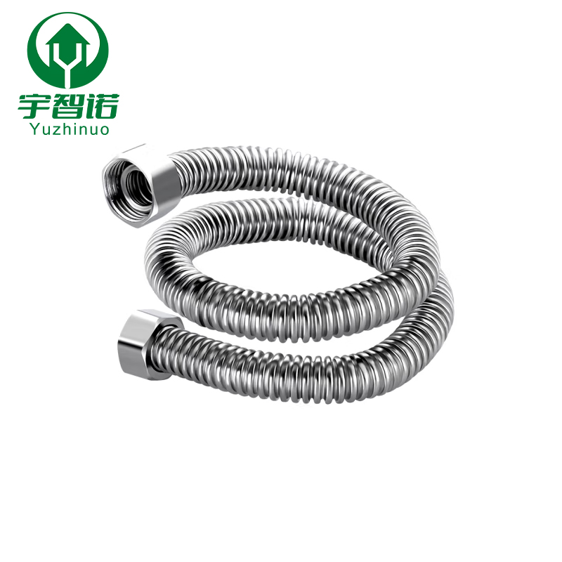 珈瑄 不锈钢波纹管 热水器冷热水管防爆抗压波纹上水软管 DN40*10cm 根高清大图