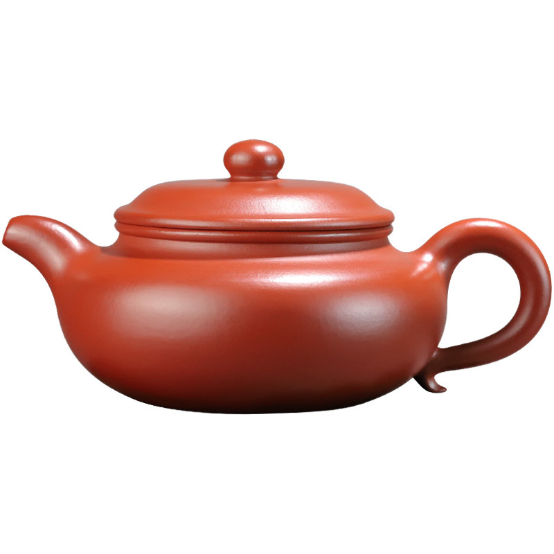 铭陶满堂吴六君原矿大红袍中式泡茶壶紫砂壶纯手工仿古320ml