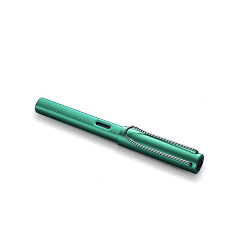 凌美(LAMY)钢笔签字笔墨水笔Al-star恒星系列商务办公礼品笔F笔尖 金属笔身练字笔 蓝绿色-F