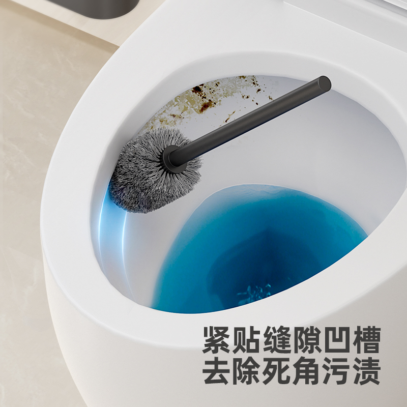 意可可(ecoco) 五金马桶刷-(含辅料)E25249枪灰色高清大图