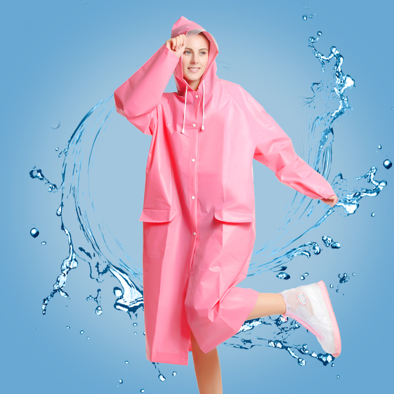利雨单人旅游透明雨衣成人徒步套装防水男女通用户外长款加厚雨披