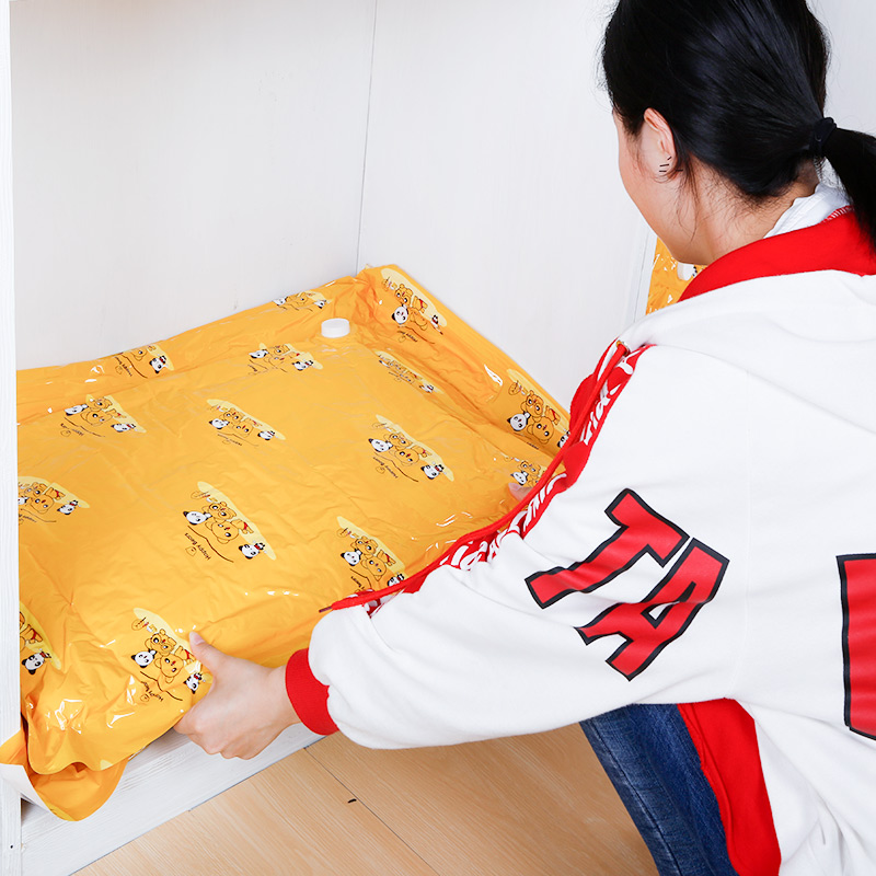 家用加厚抽气真空压缩袋中号衣服收纳袋被子衣物衣行李箱专用收纳袋 三维工匠高清大图
