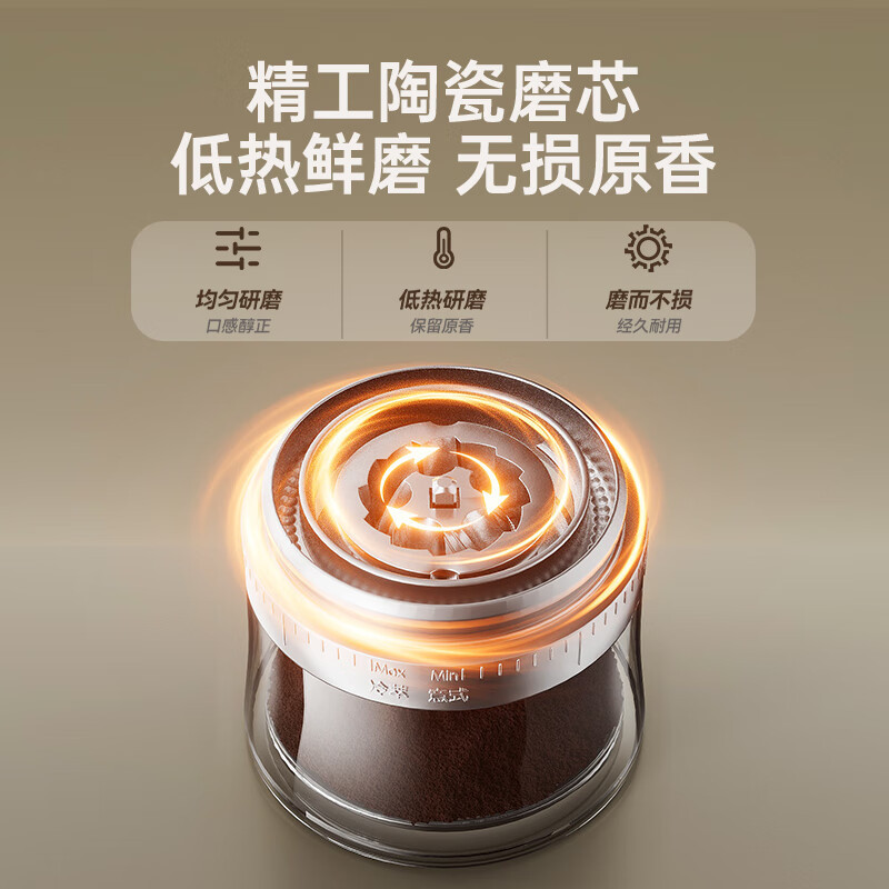 小熊bear多功能辅食料理机婴儿辅食机一键操作智能研磨设计紧凑安全易清洗高清大图
