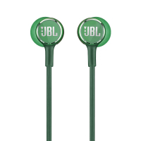 JBL LIVE 100 立体声入耳式耳机耳麦 手机耳机+运动耳机 电脑游戏耳机 带麦可通话 绿色