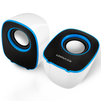 乐放（LOYFUN）LF-804 2.0声道USB电脑台式机桌面便携式多媒体迷你小音箱 笔记本音响 低音炮