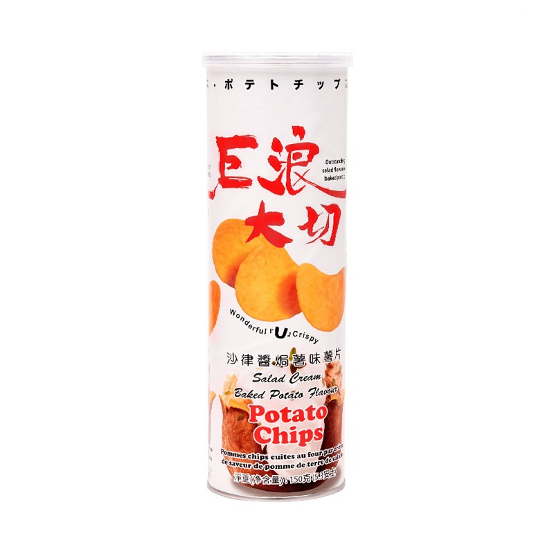 EDO PACK 薯片(沙律酱焗薯味) 150g/罐