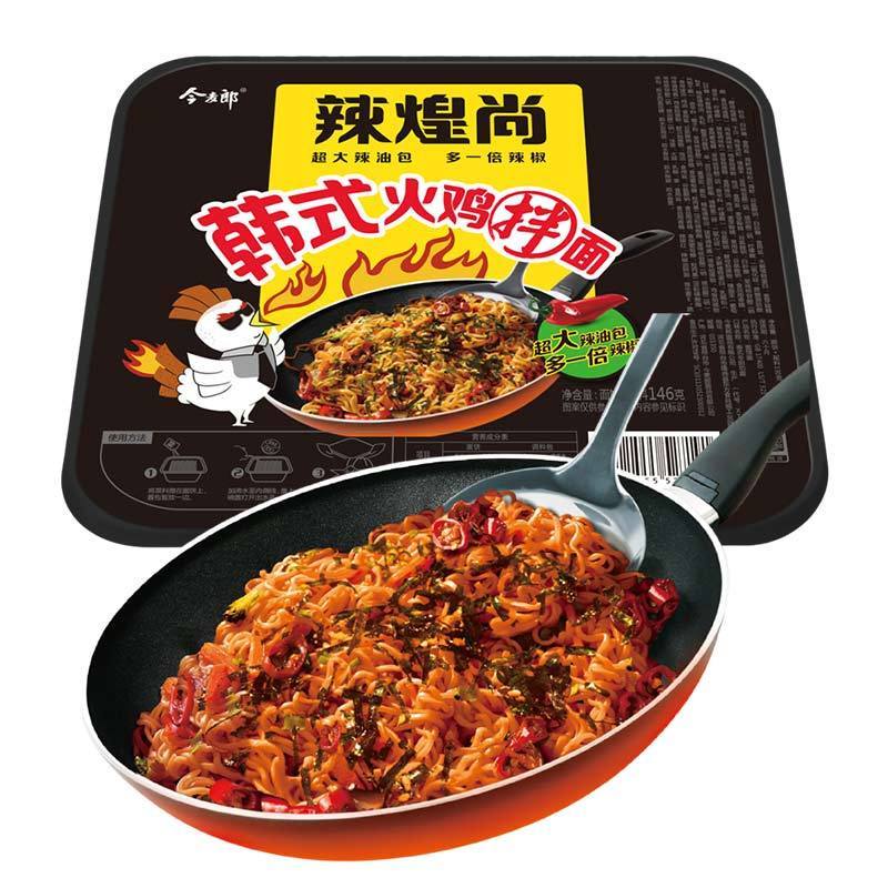今麦郎 辣煌尚韩式火鸡拌面6盒 146g*6