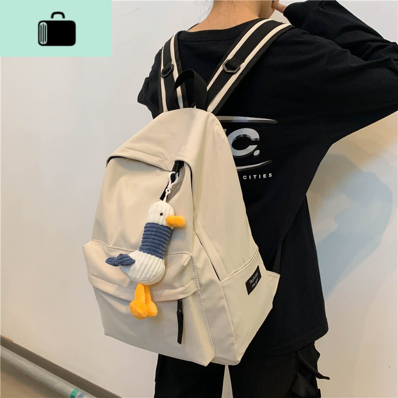 书包韩版原宿ulzzang女韩版高中学生初中生百搭ins风男背包双肩包NEW LAKE