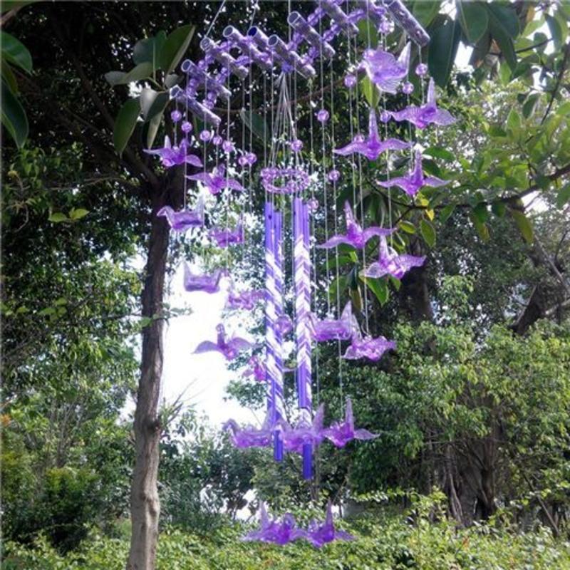 风铃挂饰生日礼物女代写贺卡生日礼物千纸鹤风铃挂件送女朋友礼物大号