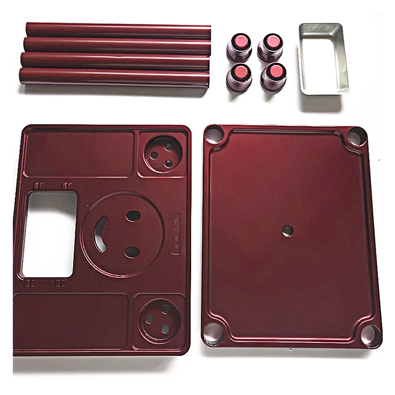 麻将机茶几麻将机配件多功能茶几棋室麻将室茶水杯烟灰缸架a8深棕色