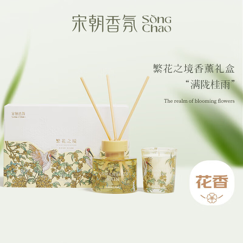 宋朝繁花之境蜡烛礼盒系列高清大图