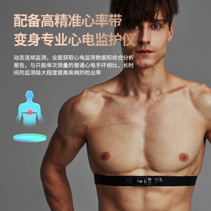 dido Y2S 高精度进口芯片智能手环血压心电图监测血氧心率心脏健康父母亲生日礼物多功能运动老人睡眠男款女士高清大图