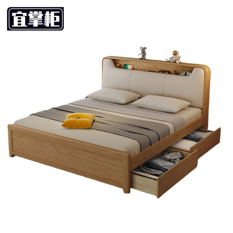 宜掌柜 单人储物床高清大图