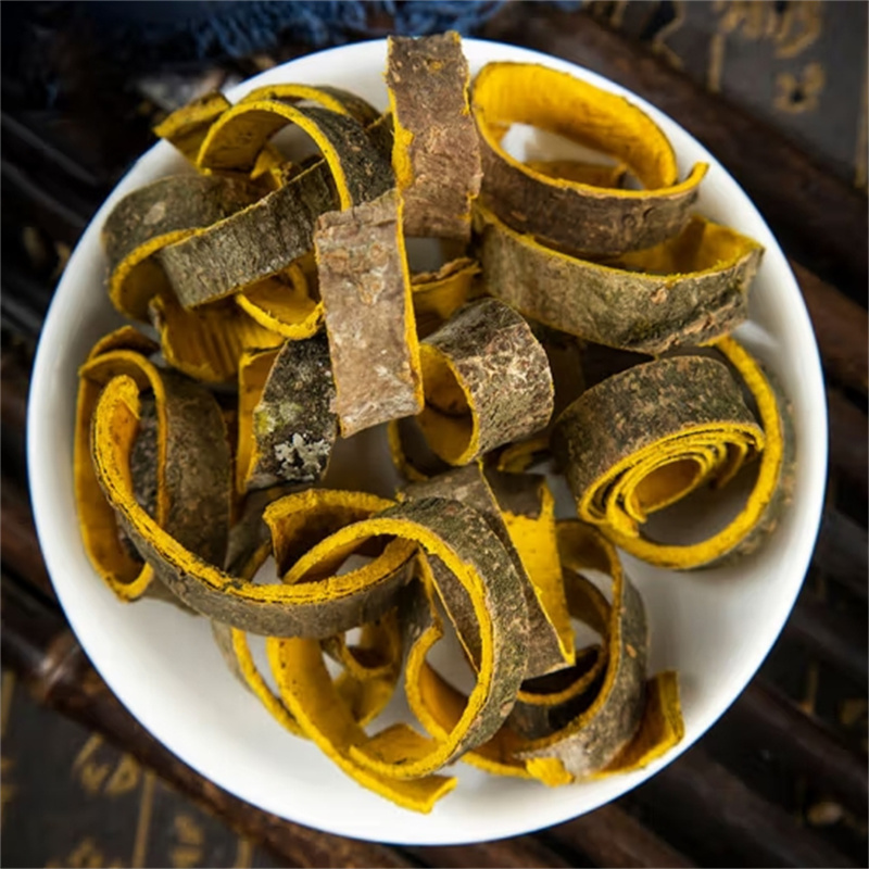 甄选黄柏100克正品干货新货黄柏片煮水泡茶黄柏皮黄皮黄百黄柏带皮黄柏高清大图