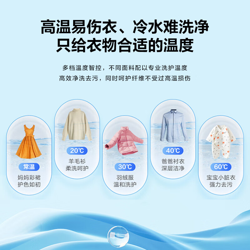 海尔(Haier)10公斤 大容量 变频 超薄机身 滚筒洗衣机 除菌螨 AI动平衡 XQG100-B12506高清大图